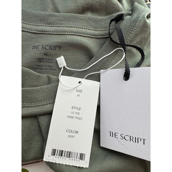 The Script Le Tee in Military Green Size Medium - Picture 5 of 5